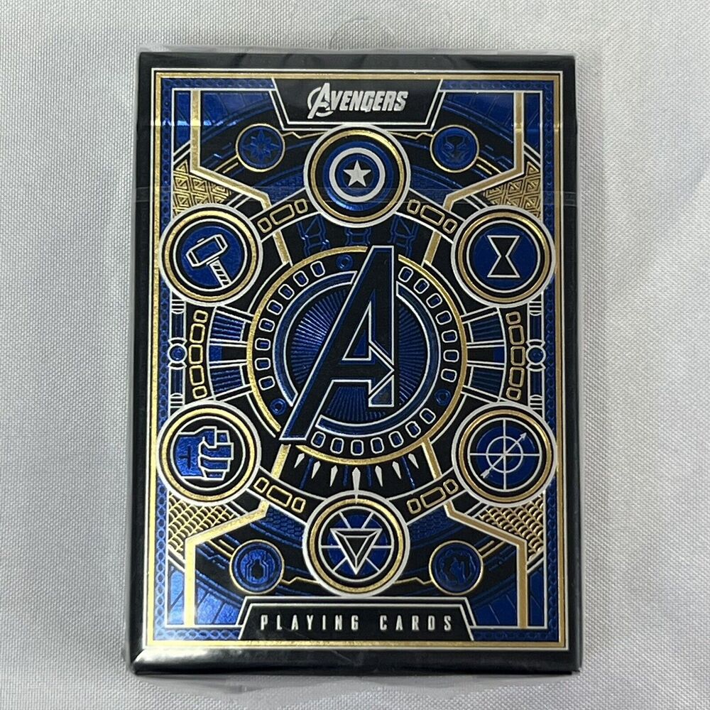 Theory 11 Marvel Avengers Blue Edition Playing Cards~Infinity Saga~Sealed~New!!!